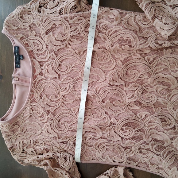 Adrianna Papell Pastel Lace Shirt - Picture 4 of 7